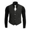 Gilet à rayures verticales pour homme, chemise, cravate, col en V, Slim, Costume d'affaires, mariage, Halloween, nouvelle collection ► Photo 2/6