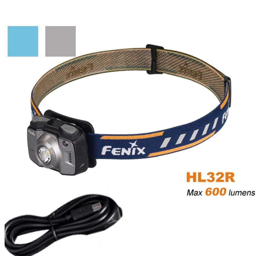 

Fenix HL32R Cree XP-G3 white light LED 600 Lumens Ultra Lightweight USB Rechargeable Headlamp Built-in 2000mAh battery