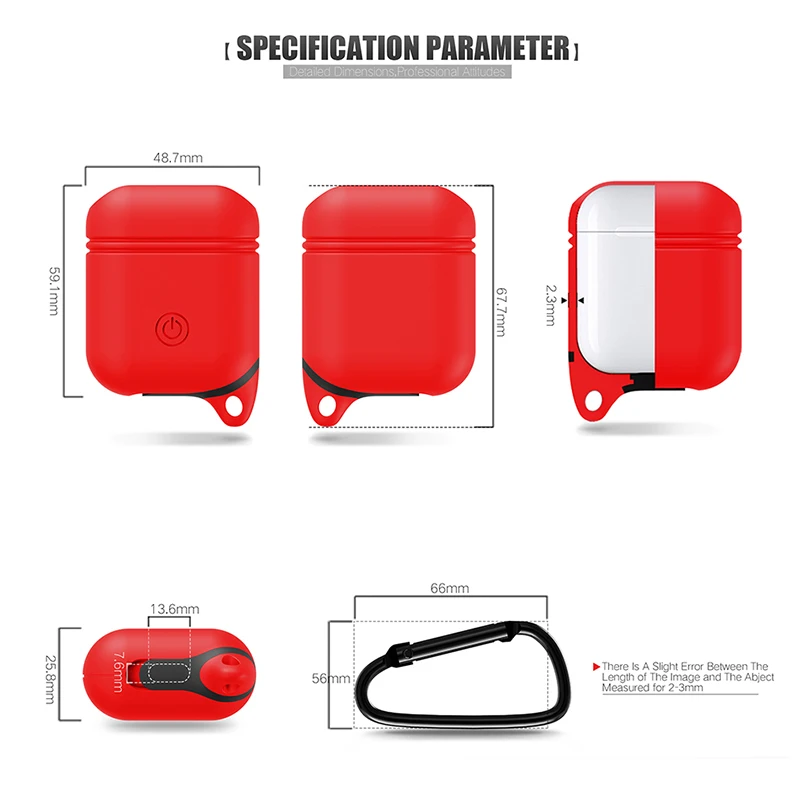 Силиконовые чехлы Shellnail Светящиеся в темноте для Apple Airpods светящийся защитный