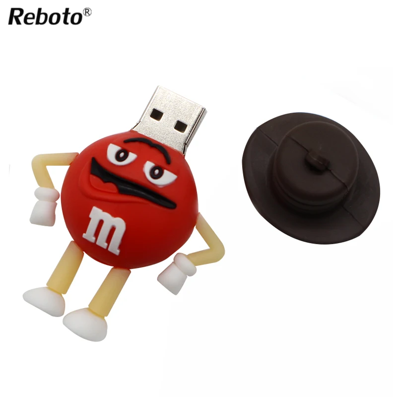 Beli Retobo USB 2.0 Warna M   M Kacang Coklat Usb Flashdisk 64 GB M Bean Ingatan Tongkat 4 GB 8 GB 16 GB 32 GB Pulpen Mendorong Pengiriman Gratis