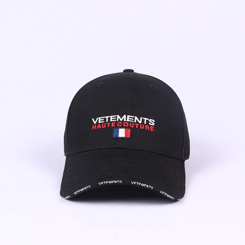 

Vetements Hats Embroidery Letters Unisex Caps Causal Vetement Visors Adjustable Breathable Hats Caps