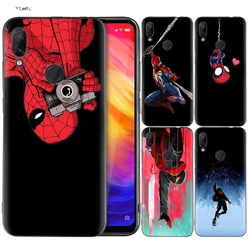 

Silicone Coque Case for Xiaomi Redmi Note 7 6 5 Pro Mi A1 A2 8 Lite 9 GO Poco F1 S2 4 4X Plus Spider Man Holland
