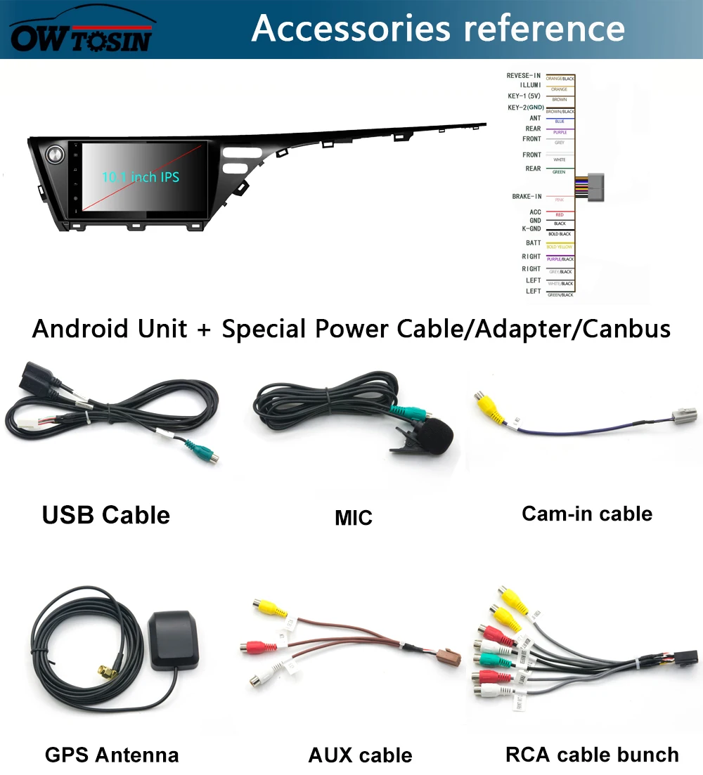 10," ips 8 ядерный 4 Гб ОЗУ 64 Гб ПЗУ Android 9,0 Автомобильный DVD Радио gps Navi для TOYOTA CAMRY DSP CarPlay Parrot BT стерео