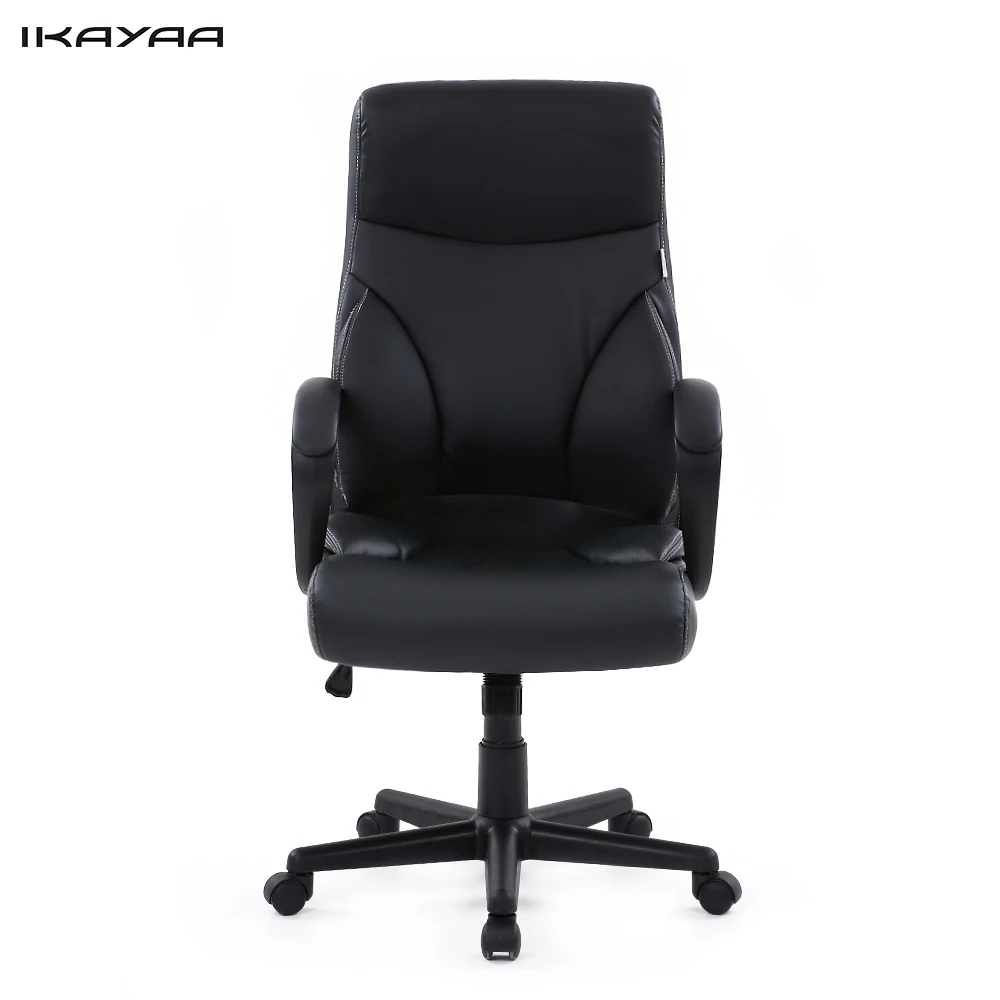 

iKayaa US Stock Dxracer PU Leather Adjustable Swivel Office Executive Chair Stool High Back Computer Chair Task Office Furniture