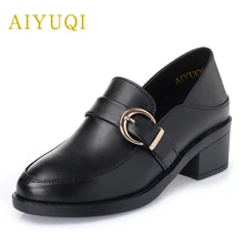 AIYUQI/ г. Новая весенняя женская обувь из натуральной кожи Удобная дышащая модная женская обувь ручной работы размера плюс 41#42#43
