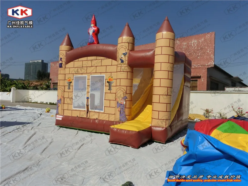 

Children Trampoline Inflatable Ghost Castle with Slide Bouncer Combo