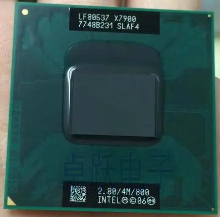 Процессор Intel X7900 для ноутбука Intel Core 2 Duo Extreme 4M 2,80G 800MHz SLA33 SLAF4 PM965