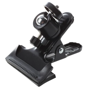 

Metal Photo Studio Flash Spring Clamp Clip Mount With Ball Head--Black