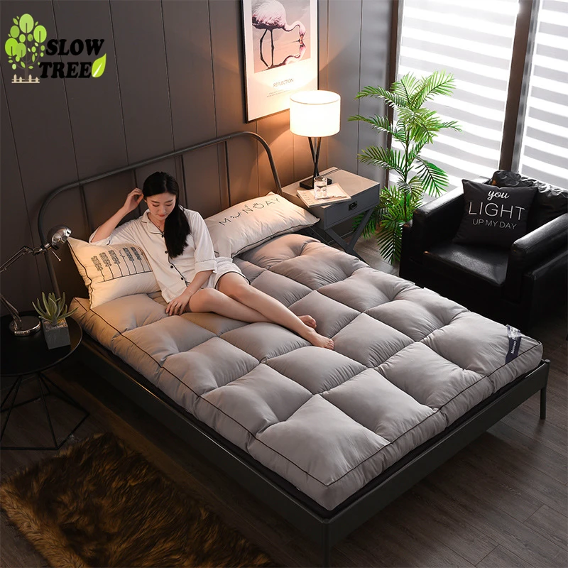 

Slow Tree Tatami Mattress Thickened Soft Mat Carpet Economy 1.8M Double Floor Sleeping Mat Folding Mats Lazy Cushion Sheet