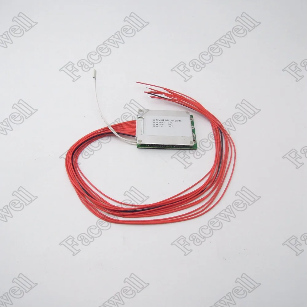 Высококачественный батарейный блок 12s1p 36 В 20A bms модули lifepo4 12S smart PCM Защитная плата