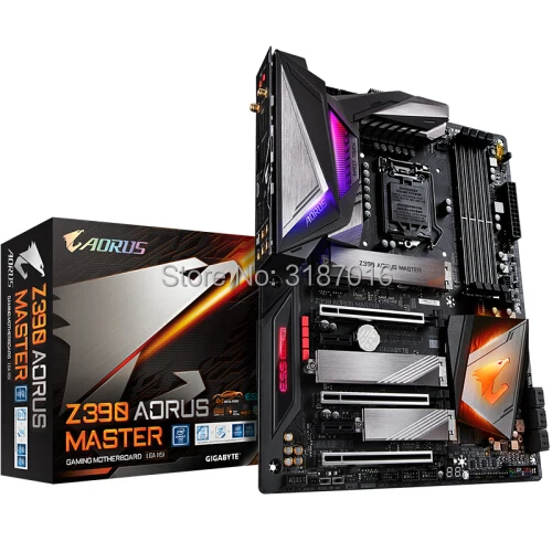 Для Gigabyte GA-Z390 AORUS MASTER настольный Z390 AORUS MASTER Z390 материнская плата LGA 1151 DDR4 USB3.0 SATA M.2