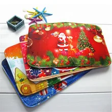 Новое поступление красивый Рождественский HD Печатный Нескользящий Впитывающий Коврик для ванны водонепроницаемый открытый домашний Декор PriceMay26