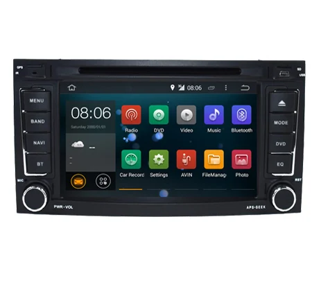 Android 7 1 автомобильный DVD-плеер для VW Touareg Multivan с Wifi 3G GPS Bluetooth Радио RDS USB управление