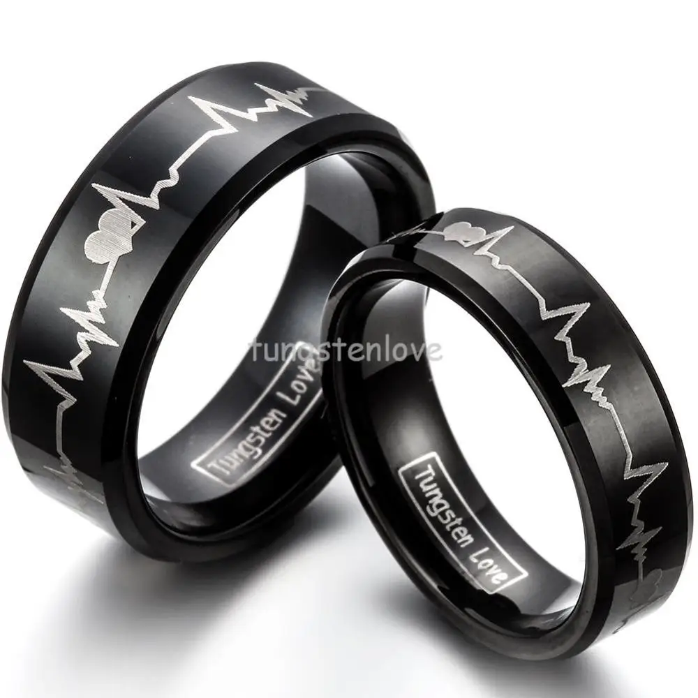 1 Piece New Black Tungsten Carbide Ring With Laser Engraved Forever Love Men Women Wedding Rings Size 4 16-in Rings from Jewelry & Accessories on Aliexpress.com | Alibaba Group Cheap ring size