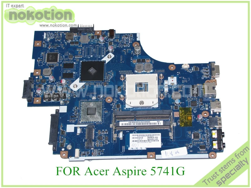

NOKOTION MB.N9X02.001 NEW70 LA-5891P LA-5893P LA-5894P MBN9X02001 For acer aspire 5741G motherboard HM55 DDR3