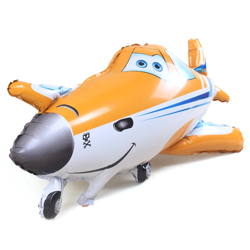

1PC Cartoon Agricultural Duster Planes Dusty Aluminium Foil Helium Balloons Kids Baby Birthday party Supplies balloon