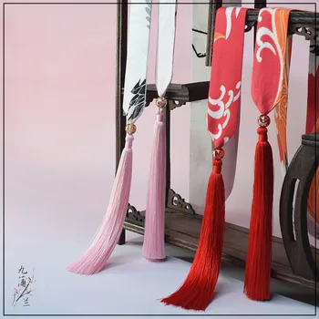 

Huai an what new cranes printing ribbon hanfu with antique dovetail fairy tassel headdress