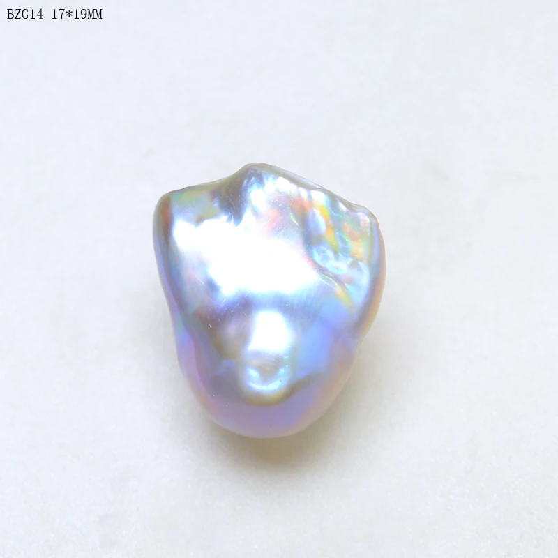 BaroqueOnly натуральный серый голый жемчуг 14-25 мм драгоценный ядерный хвост жемчужина для ожерелья Кулон Diy Изготовление BZG