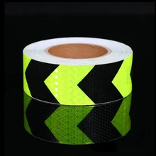 Cheap 5cm wdth Car Stickers Decals Reflective Stickers Strip Car Bicycle Reflective Tape Sticker Wheel Bike Bicycle Accessories