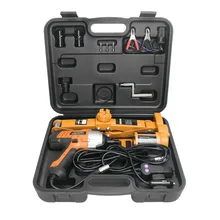 Vcan 1,5 t 12v автомобильный Электрический домкрат автомобиль внедорожник горизонтальный ручной седан набор двойной электрический гаечный ключ комплект