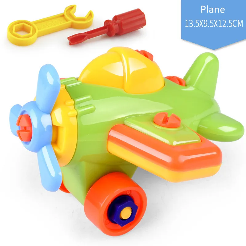 

5 Kinds Plastic 3D Disassembly Nut Toy Car Educational Puzzle Tools Model Building Kits Construction Toys For Boys