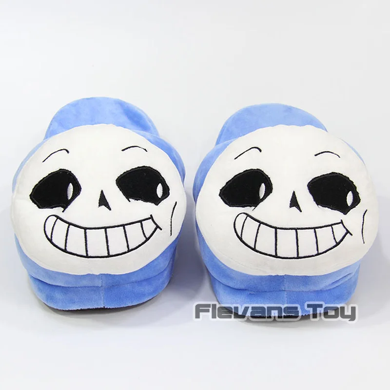 

Undertale Sans Plush Slippers Cartoon Winter Indoor Warm Shoes for Adult Soft Stuffed Toys Dolls