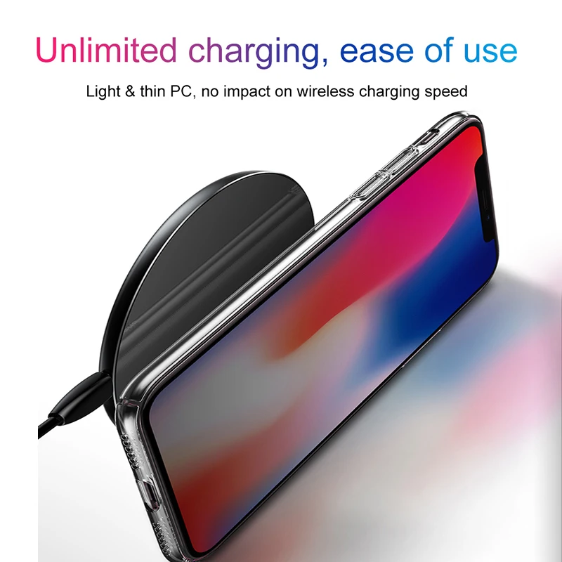 Чехол для телефона Baseus iPhone X Ультратонкий чехол с градиентом цветные чехлы
