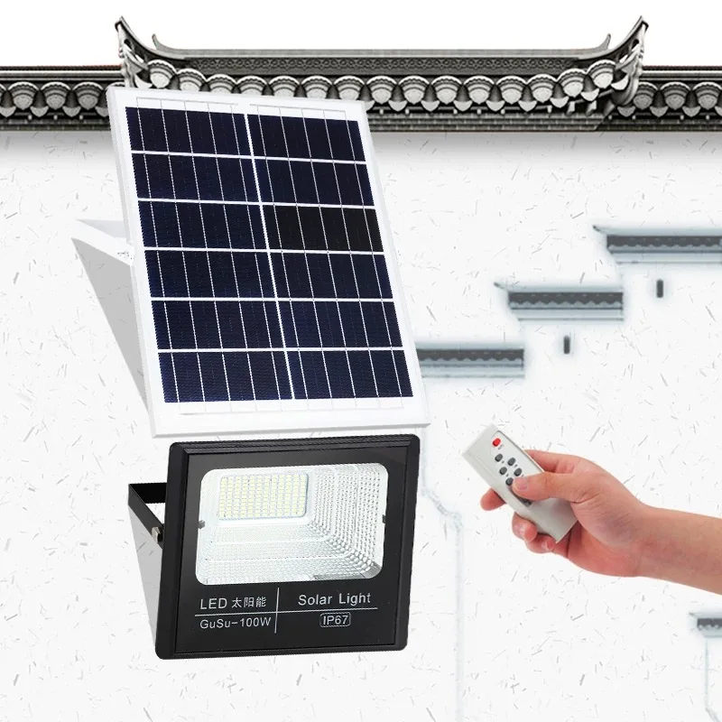 100W advanced outdoor garden street floodlight LED solar panel power supply flood light advanced snail 96 mucin power essence 100ml snail secretion filtrate 96 3% for anti aging