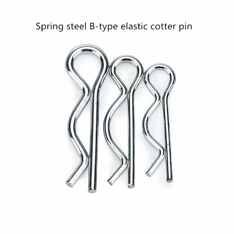

Spring steel type B elastic split pin/R wave pin card pin lock