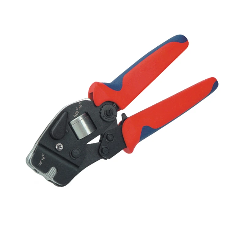 

Self-adjustable crimping plier for 0.25-10.0+16mm2 5AWG cable ferrules crimping tool C-0816