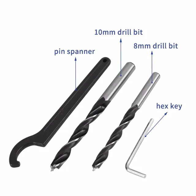 Woodworking Drilling Locator Guide Wood Dowel Hole Drilling Guide Jig Drill Bit Kit Woodworking Carpentry Positioner Tool
