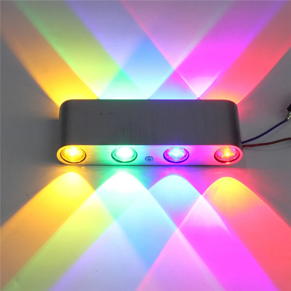 

Hotels Sconce Fixture Wall Light Restaurants Motels Lamp Aluminum 110-240V 8W LED Up/Down Lighting Living Room