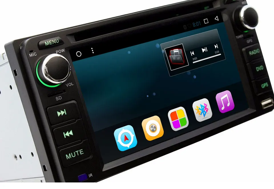 Best MARUBOX 6A100DT3 Quad Core Android 7.1 Car DVD GPS Radio For Toyota Universal RAV4/Corolla/HILUX/Land Cruiser/Prado/Fortuner 7