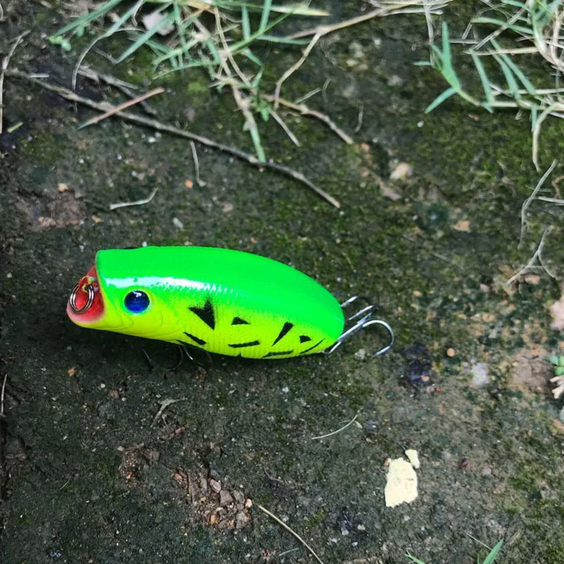 

High quality 1PCS 11g/5.5cm Poppers Fishing lure top water pesca fish lures wobbler isca artificial hard bait Topwater swimbait