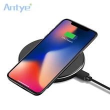 Беспроводной Зарядное устройство для iPhone X/8 плюс 10 Вт Быстрая Зарядка Qi Беспроводной зарядного устройства для Samsung Galaxy S8/S7 Плюс/S7/Note8 быстро Зарядное устройство