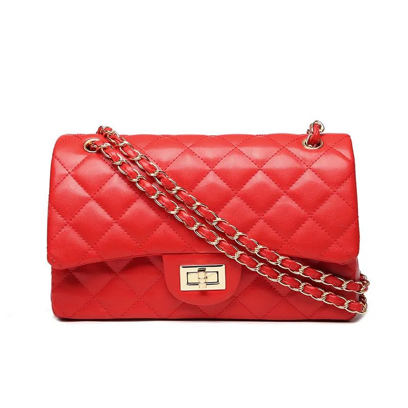 

Women Messenger Bags Chain Candy Color 2017 Summer Bags Rhomboids Handbags Women Shoulder Crossbody Bags