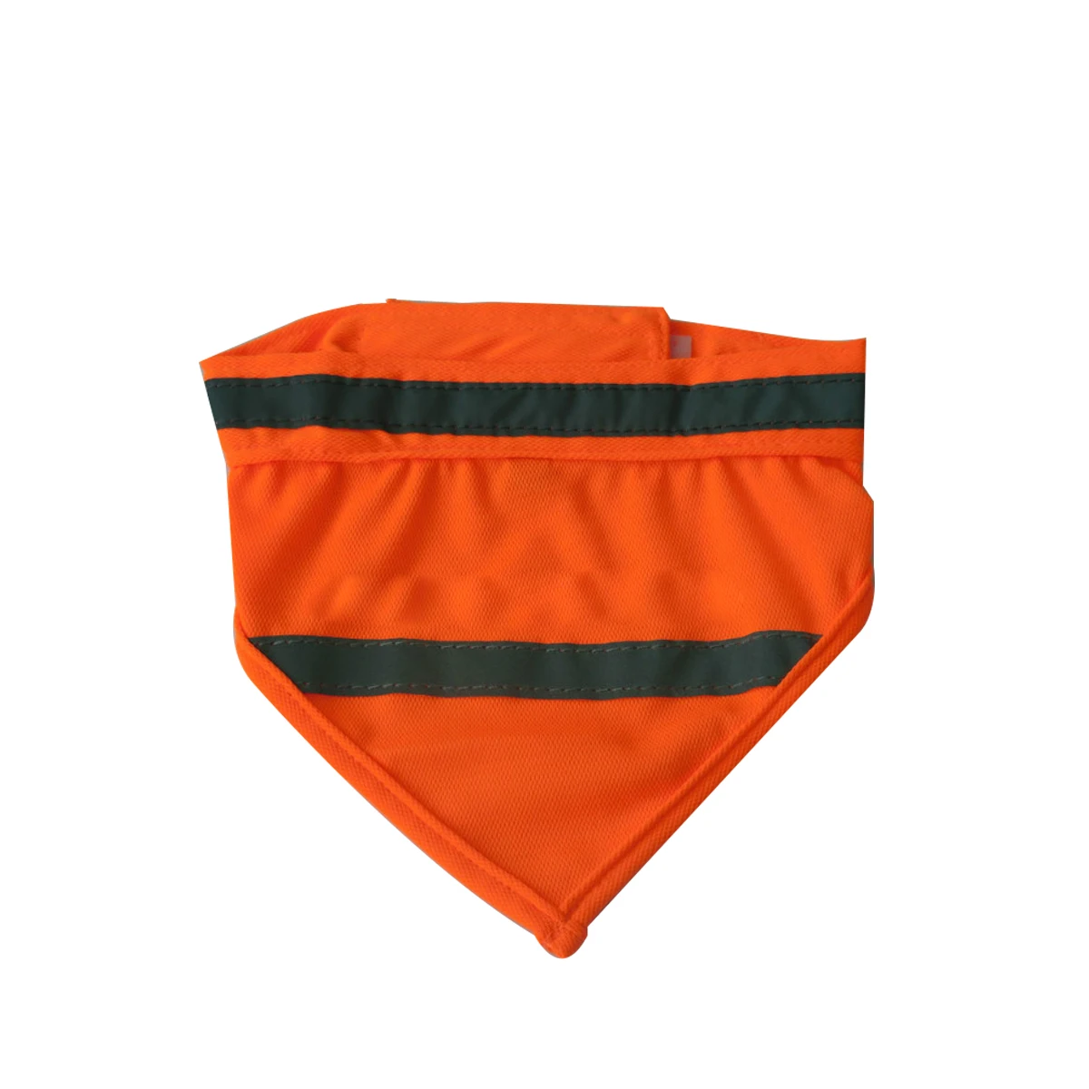 1pcs First Aid Pet Reflective Triangle Towel Collar Outdoor Activity Safety Protective Prompting Tool Orange