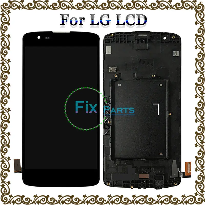 100% протестированный ЖК-дисплей 5 0 дюйма для LG K8 LTE K350 K350N K350E K350DS в сборе сенсорный