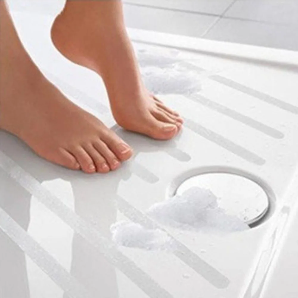 12x Anti Slip Bath Sticker Flooring Safety Tape Shower Strip Mat Applique Treads