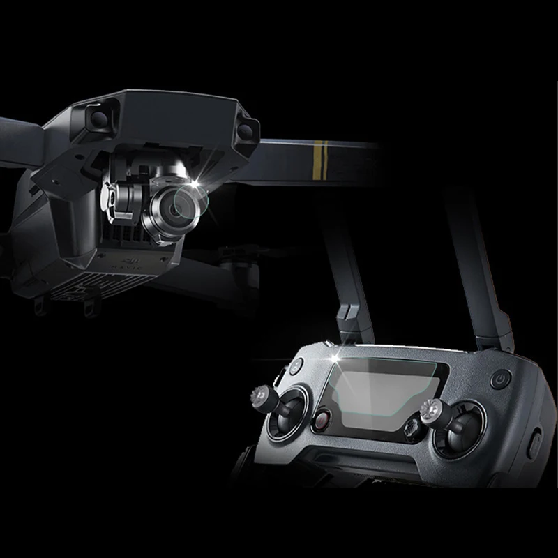 MASiKEN пленка на защитное стекло стальная пленка крышка объектива камеры для DJI Mavic pro RC Drone FPV uav закаленный стеклянный беспилотник аксессуары