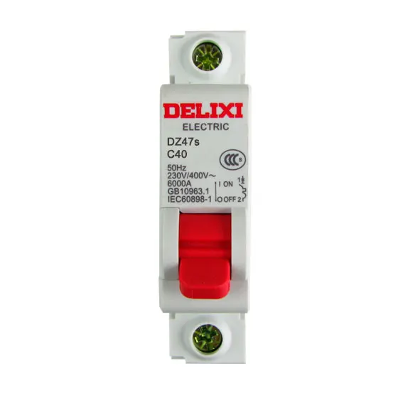 

DZ47s-1P / 40A current Circuit breaker with over current and Leakage protection, air break switch