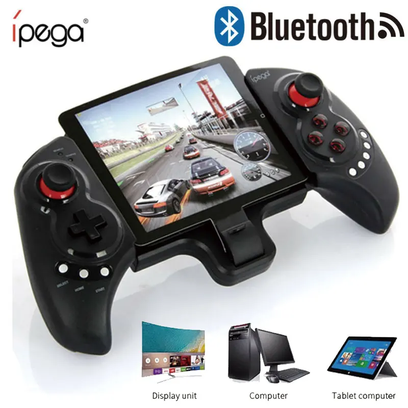 Goede IPEGA PG 9023 Telescopische Gamepad Draadloze Bluetooth Joystick Controller Voor Android IOS iphone 7 ipad PC Computer mobiele Tablet