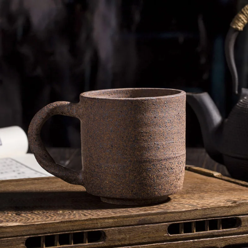 Цзиндэчжэнь ручной работы сырой руды рок грязи грубая Кофе чашки офисный мастер