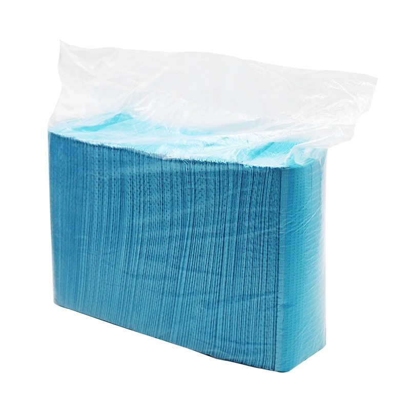 Beste 125 stks pak Dental Wegwerp Handdoek Sjaal Wegwerp Drape Medische Papier Sjaal Waterbestendig Tattoo Bib Tandheelkundige Pad