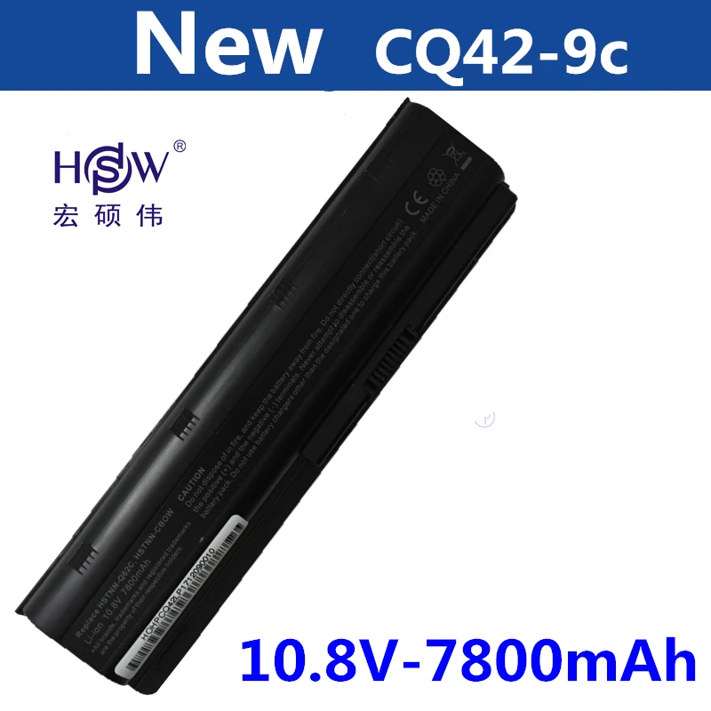 

7800mAh battery for HP Pavilion DM4 DM4T DV3 DV5 DV6 DV6T DV7 G4 G6 G7 G62 G62T G72 MU06 HSTNN-UBOW CQ42 CQ56 CQ62