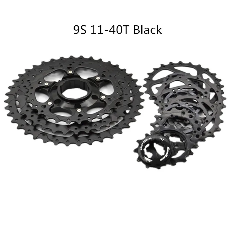 Sunracing CSM990 9 speed 11 40 T/11 36 T черный/серебристый велосипедная кассета fit Shimano SRAM SGS GS