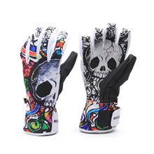 Уличные ветрозащитные теплые водонепроницаемые износостойкие лыжные перчатки лыжные флисовые перчатки для верховой езды унисекс