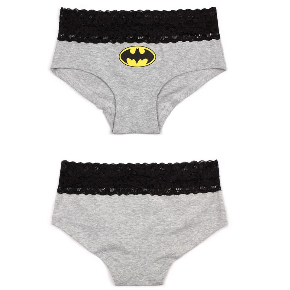 Riassunti delle donne EROE Batman Superman sexy Del Fumetto Stampato Pizzo  di Cotone Mutandine e boxer Traspirante Ropa Interior Triangolo mutande  Femminili|female underpants|cotton pantieswoman briefs - AliExpress