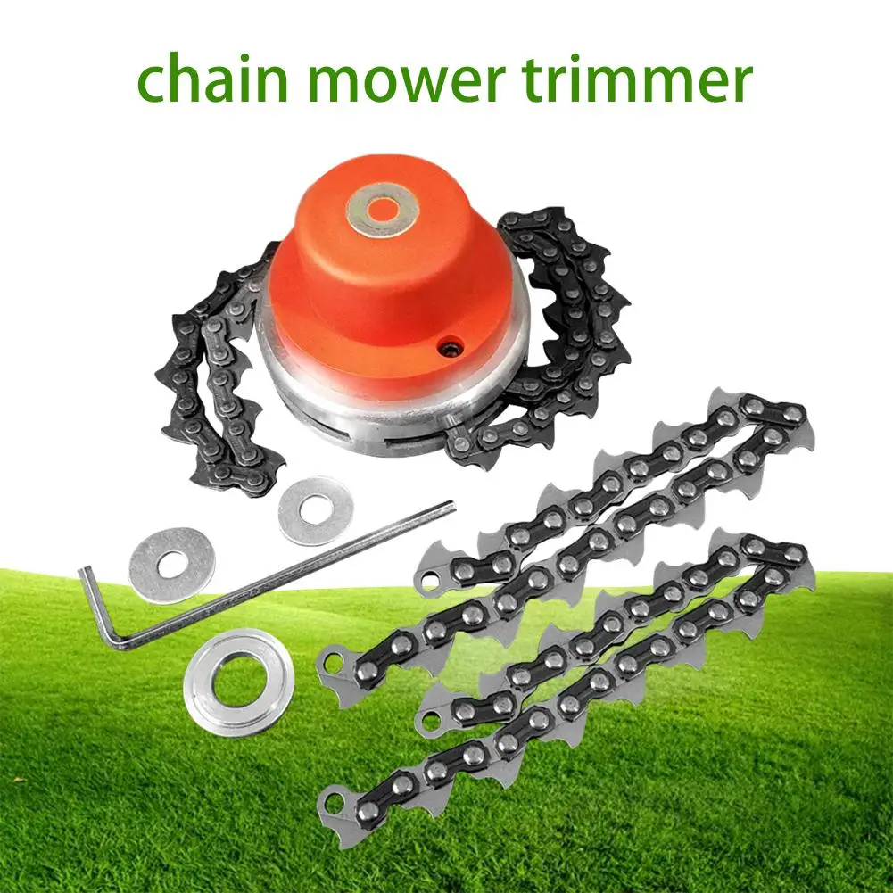 

New General Lawn Mower Chain Fine-tuning Head Chain Mower Trimmer Garden Grass Brush Tool Spare Parts