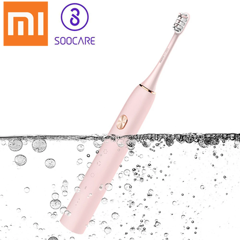 

Xiaomi SOOCAS X3 Rechargeable Sonic Electric ToothbrushFor Baby Kid IPX7 Waterproof Wireless Charge Mi Home APP 4 Brushing Modes
